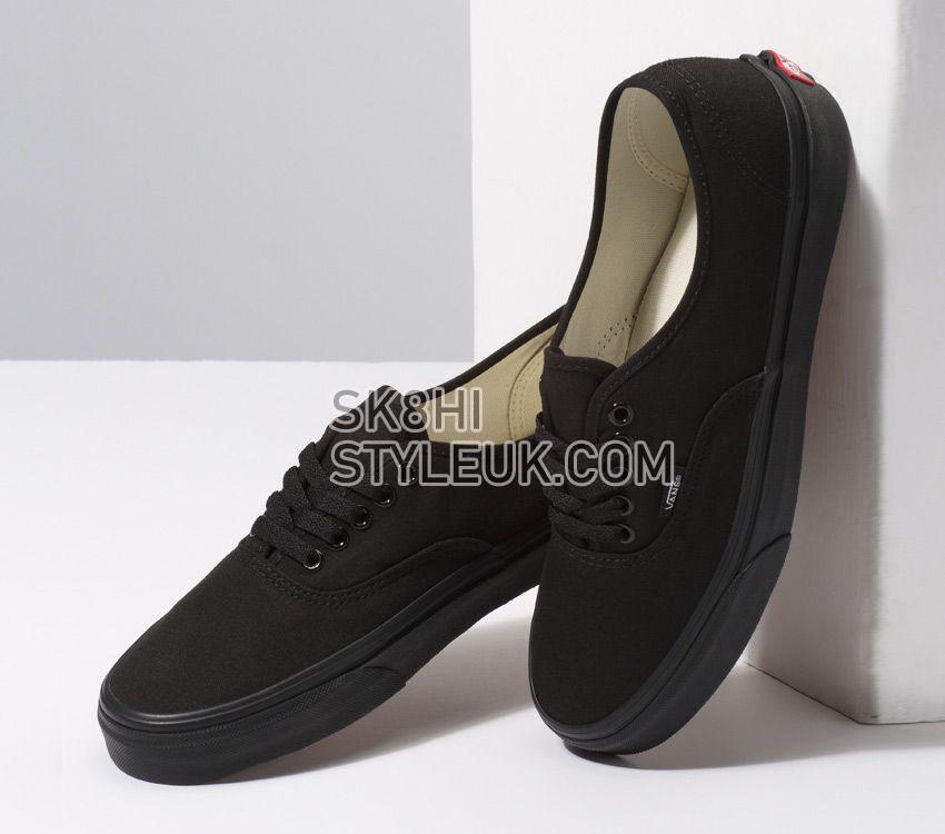 Vans Authentic Mens Womens - Black/Black VN-0EE3BKA Shoes