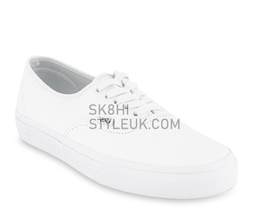 Vans AUTHENTIC (PREMIUM LEATHER) Mens Womens - True White VN0A5KRDW00 Shoes