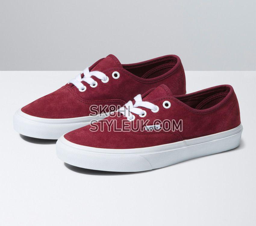 Vans Authentic Pig Suede Mens Womens - Pig Suede Tawny Port VN0A5JMPTWP Shoes