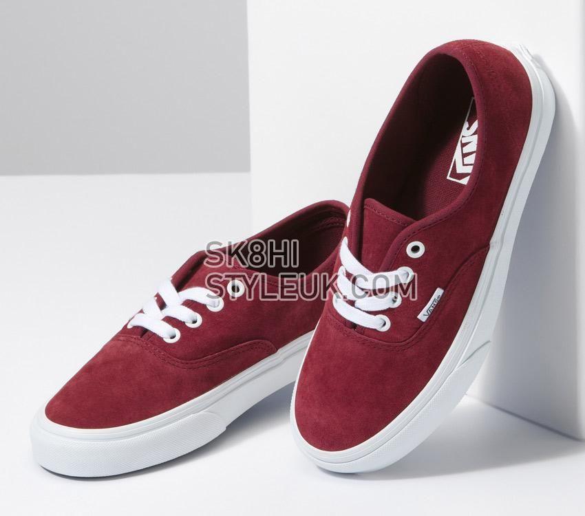 Vans Authentic Pig Suede Mens Womens - Pig Suede Tawny Port VN0A5JMPTWP Shoes