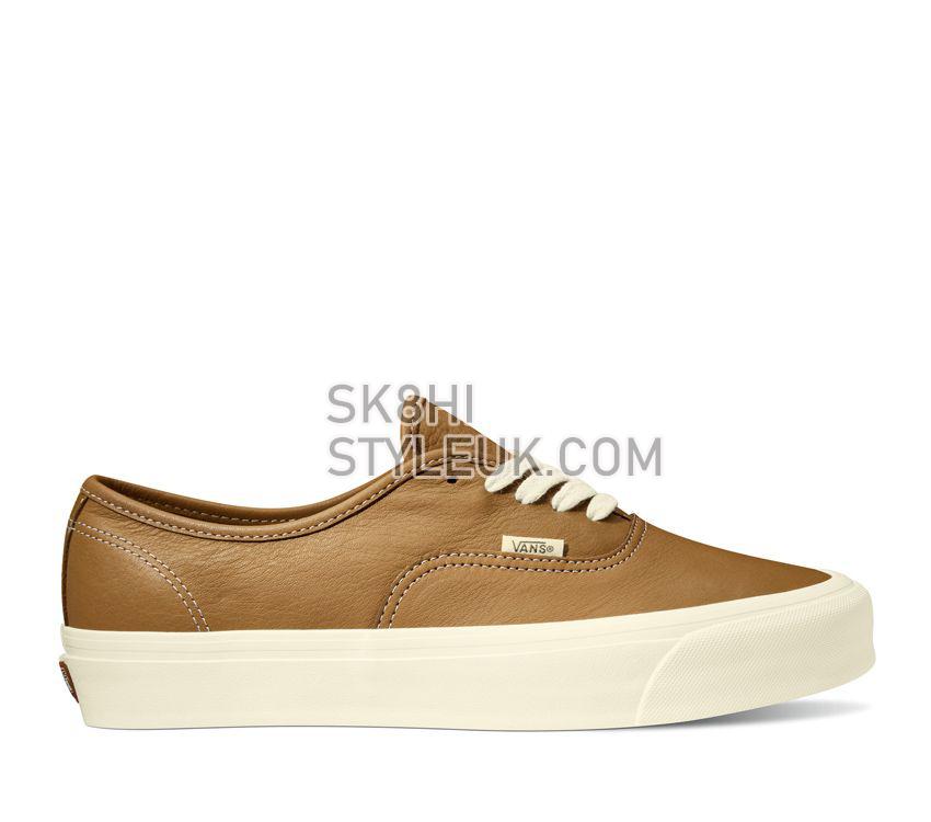 Vans Anaheim Factory Authentic 44 Dx Eco Theory Mens Womens - Eco Theory Leather Brown VN0A54F2BRO Shoes