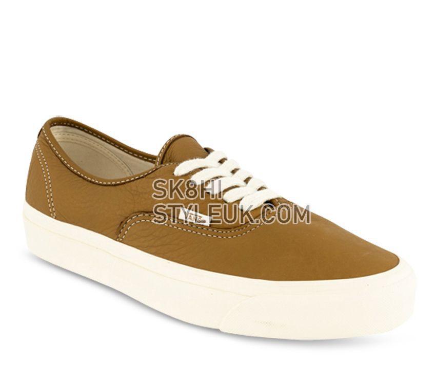 Vans Anaheim Factory Authentic 44 Dx Eco Theory Mens Womens - Eco Theory Leather Brown VN0A54F2BRO Shoes