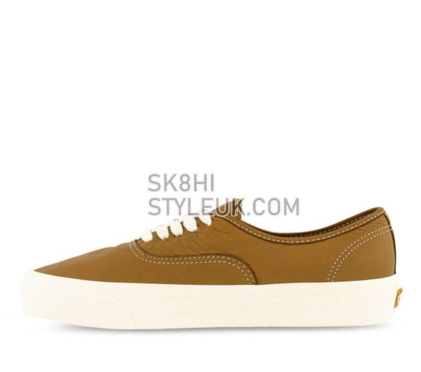 Vans Anaheim Factory Authentic 44 Dx Eco Theory Mens Womens - Eco Theory Leather Brown VN0A54F2BRO Shoes