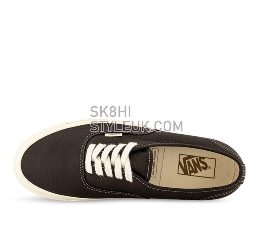 Vans Anaheim Factory Authentic 44 Dx Eco Theory Mens Womens - Eco Theory Leather Chocolate VN0A5KX4CHC Shoes