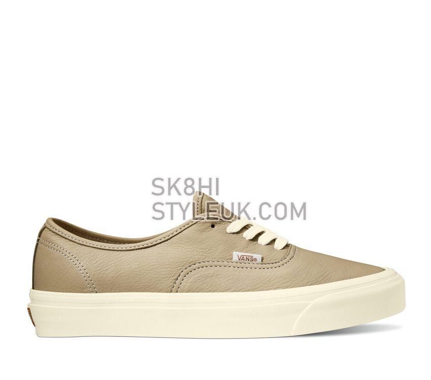 Vans Anaheim Factory Authentic 44 Dx Eco Theory Mens Womens - Eco Theory Leather Cobblestone VN0A54F2BD3 Shoes