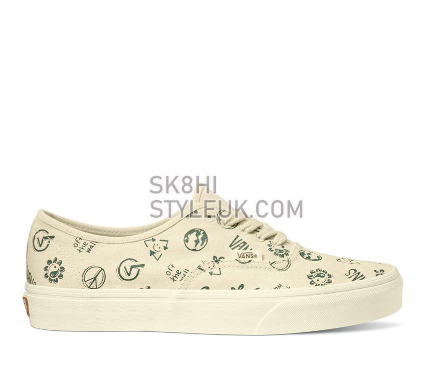 Vans Authentic Eco Theory In Our Hands Mens Womens - Eco Theory In Our Hands White VN0A5JMPTBD Shoes