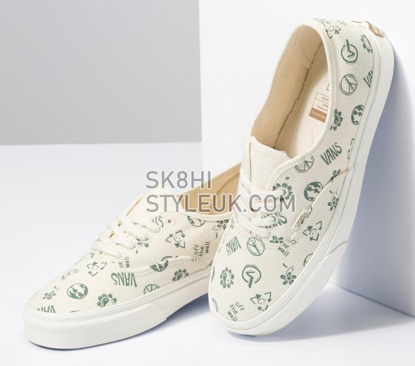 Vans Authentic Eco Theory In Our Hands Mens Womens - Eco Theory In Our Hands White VN0A5JMPTBD Shoes