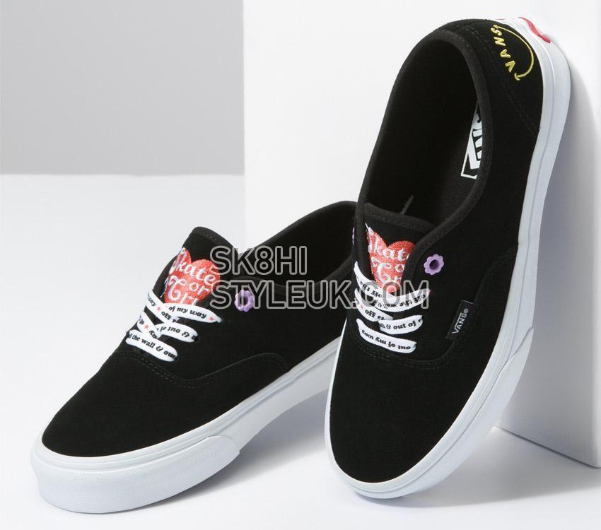 Vans Authentic Radically Happy Mens Womens - Radically Happy Black VN0A5JMPBLK Shoes