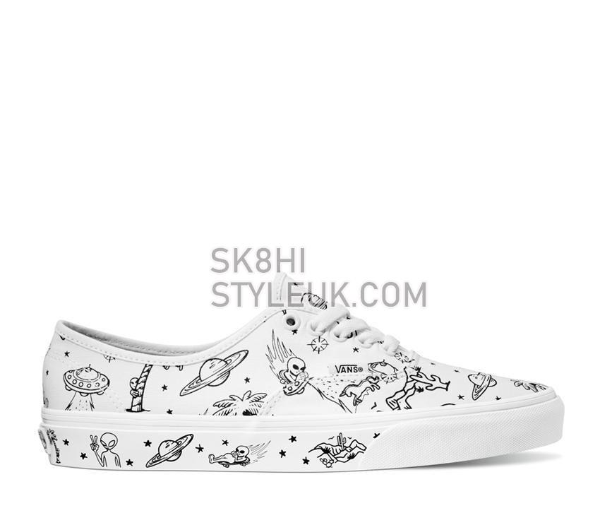 Vans Authentic Unidentified U-Paint Mens Womens - Unidentified U-Paint White/White VN0A5JMPWWW Shoes