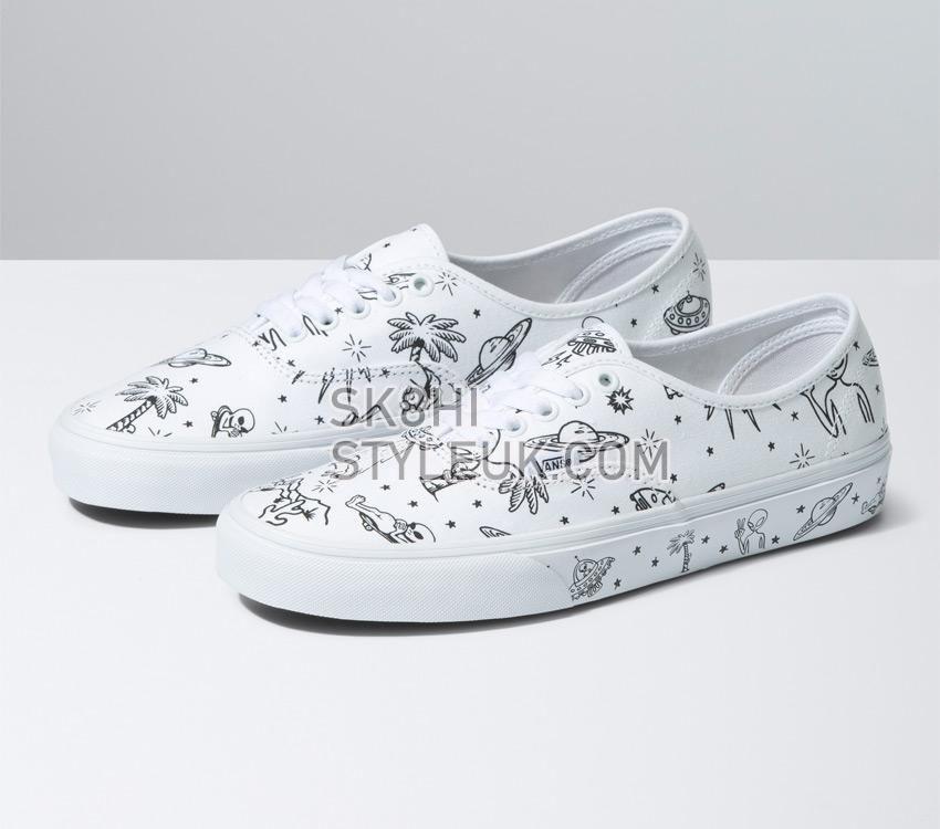 Vans Authentic Unidentified U-Paint Mens Womens - Unidentified U-Paint White/White VN0A5JMPWWW Shoes