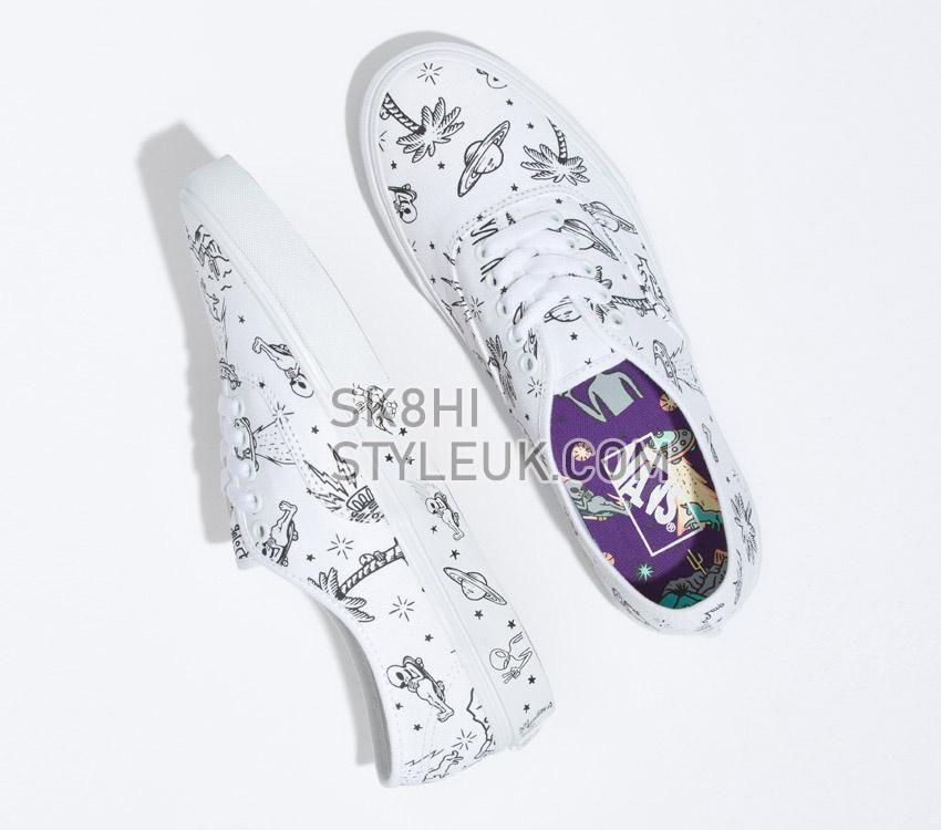 Vans Authentic Unidentified U-Paint Mens Womens - Unidentified U-Paint White/White VN0A5JMPWWW Shoes