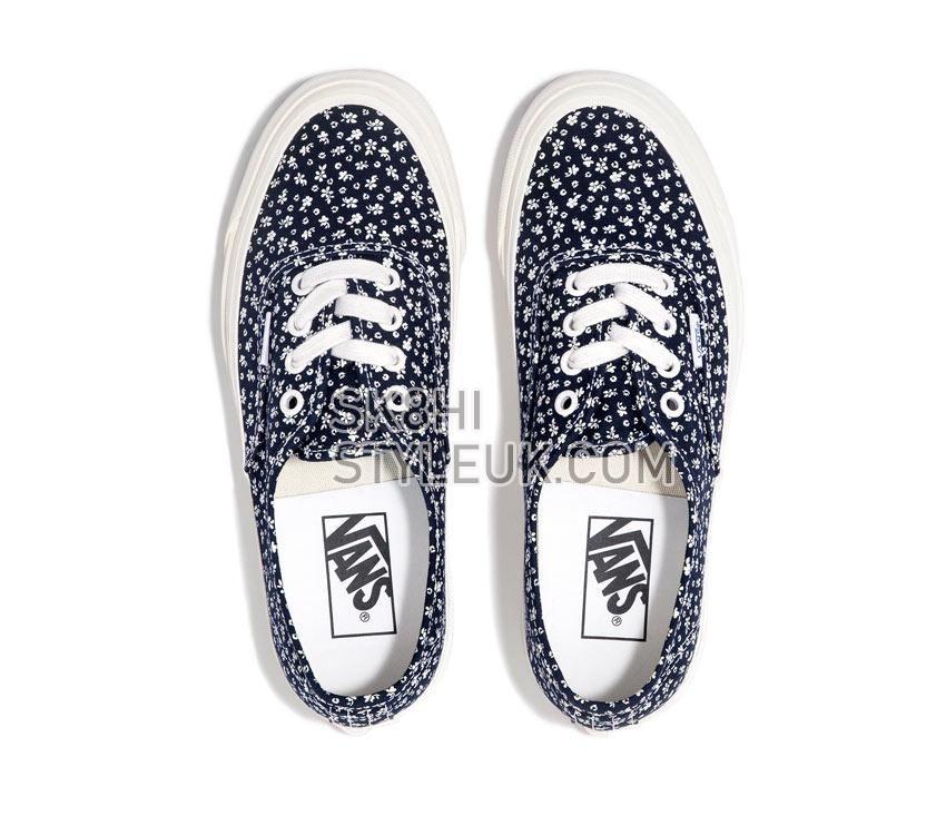 Vans Anaheim Factory Authentic 44 Dx Mens Womens - Anaheim Factory OG Floral Navy VN0A7Q5CNVY Shoes