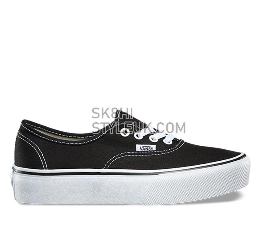 Vans Authentic Platform 2.0 Mens Womens - Black VN-0AV8BLK Shoes