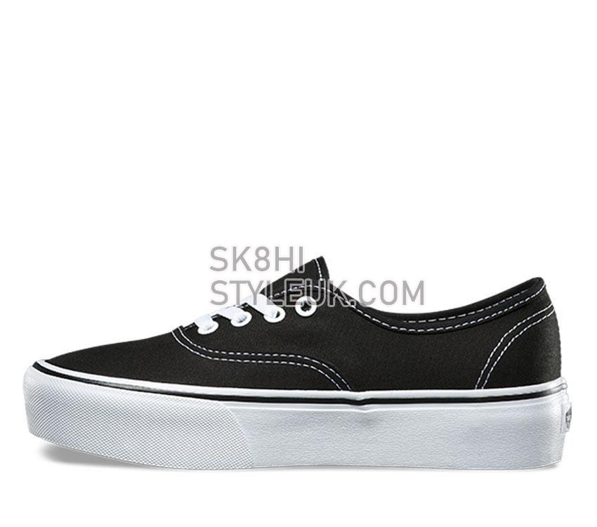 Vans Authentic Platform 2.0 Mens Womens - Black VN-0AV8BLK Shoes