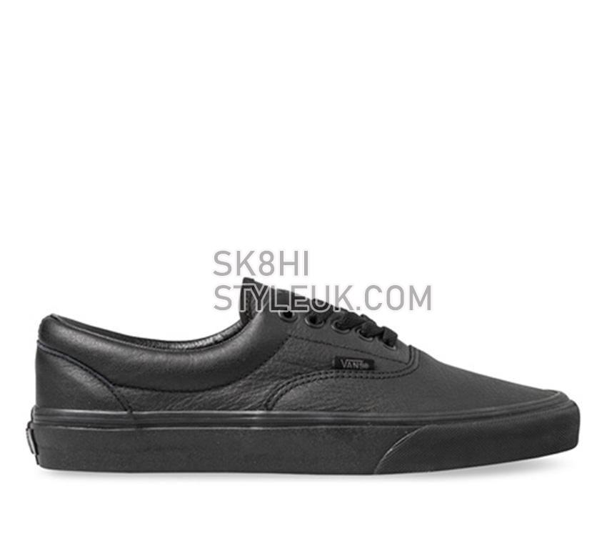 Vans ERA LEATHER BLACK MONO Mens Womens - (Leather) Black Mono VN0A4BV4X0S Shoes