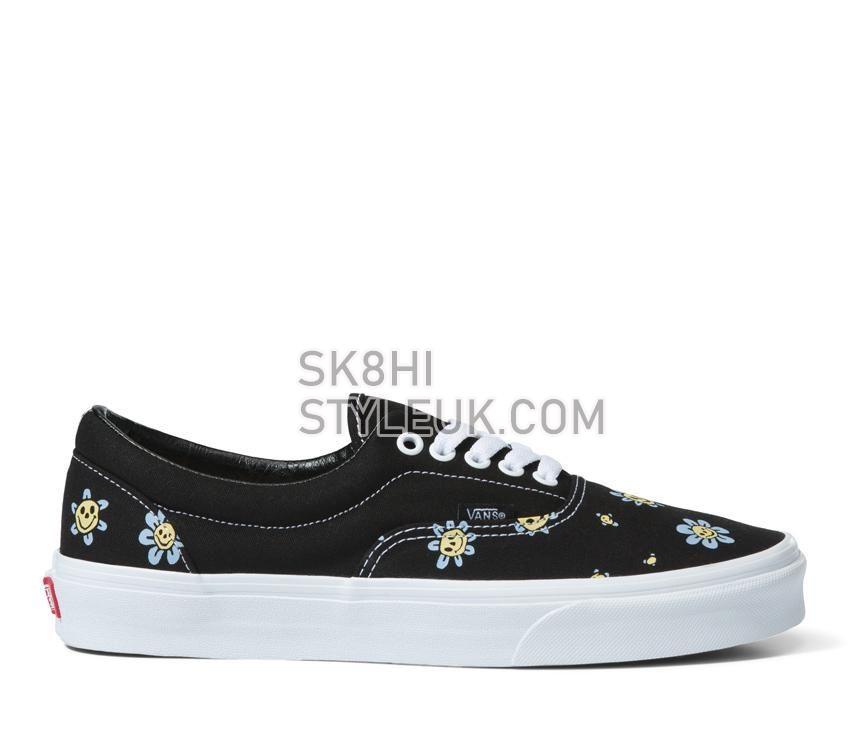 Vans Era Mens Womens - Trippy Grin Floral Black/Yellow VN0A5KX5Y23 Shoes