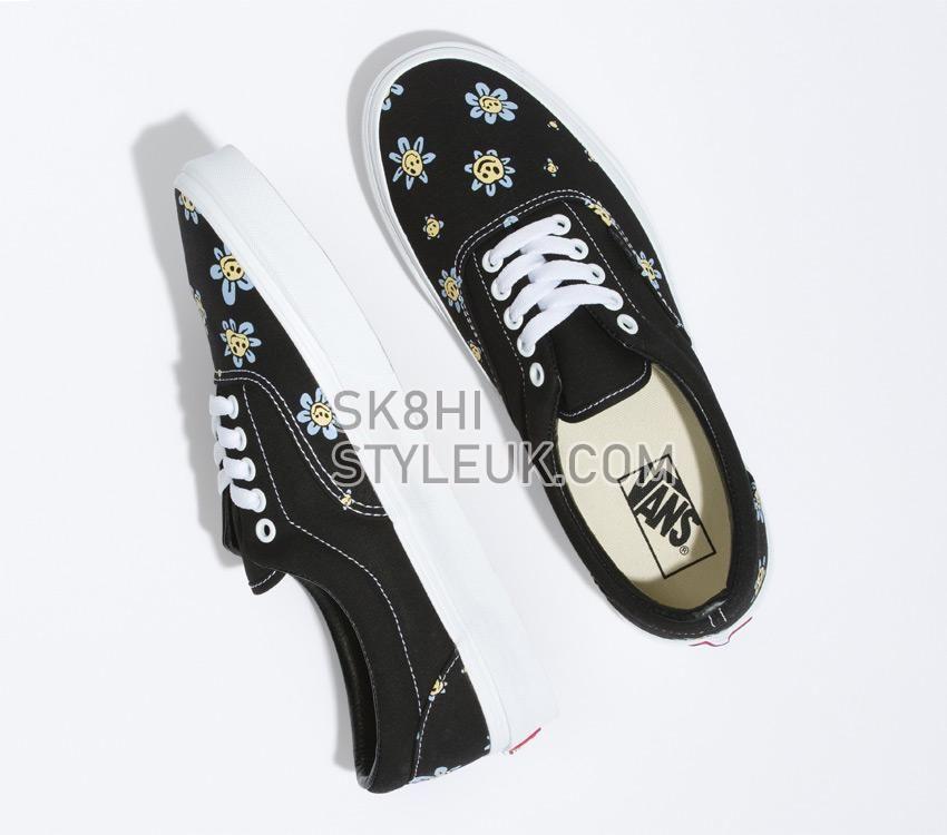 Vans Era Mens Womens - Trippy Grin Floral Black/Yellow VN0A5KX5Y23 Shoes