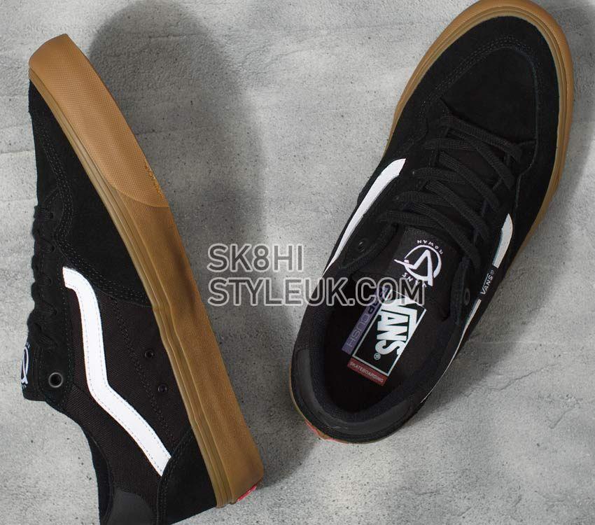 Vans Rowan Mens Womens - Black/Gum VN0A5JICB9M Shoes