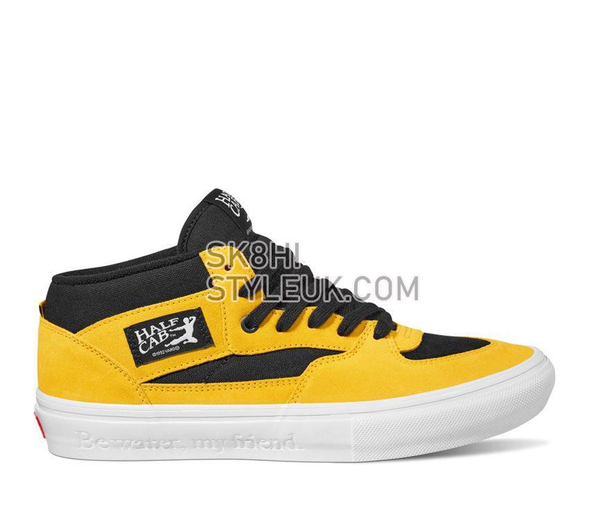 Vans x Bruce Lee Skate Half Cab Mens Womens - Bruce Lee Black/Yellow VN0A5FCDY23 Shoes