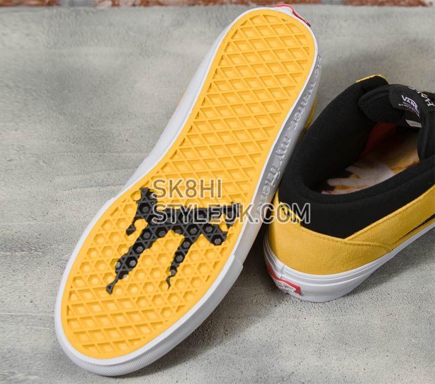 Vans x Bruce Lee Skate Half Cab Mens Womens - Bruce Lee Black/Yellow VN0A5FCDY23 Shoes