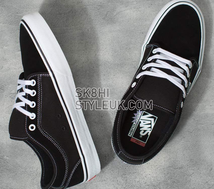 Vans Skate Chukka Low Mens Womens - Black/White VN0A4BX4Y28 Shoes