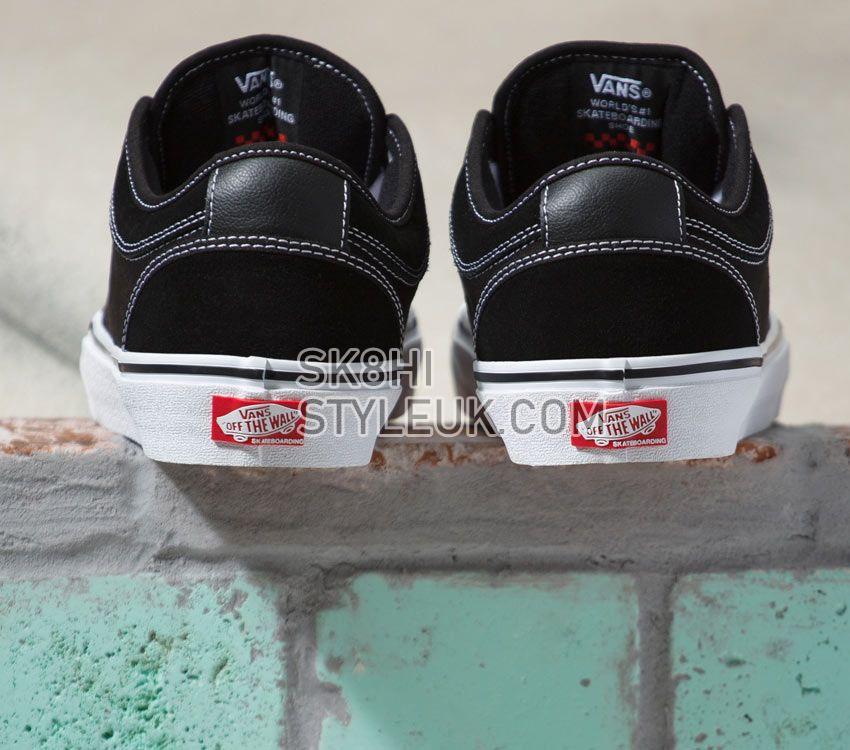 Vans Skate Chukka Low Mens Womens - Black/White VN0A4BX4Y28 Shoes