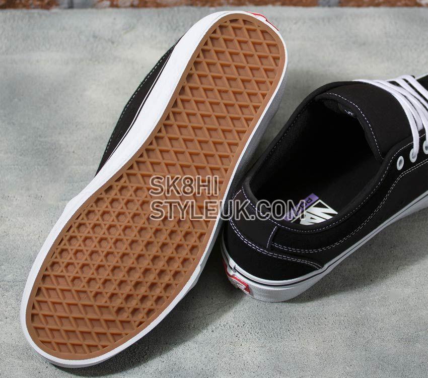 Vans Skate Chukka Low Mens Womens - Black/White VN0A4BX4Y28 Shoes