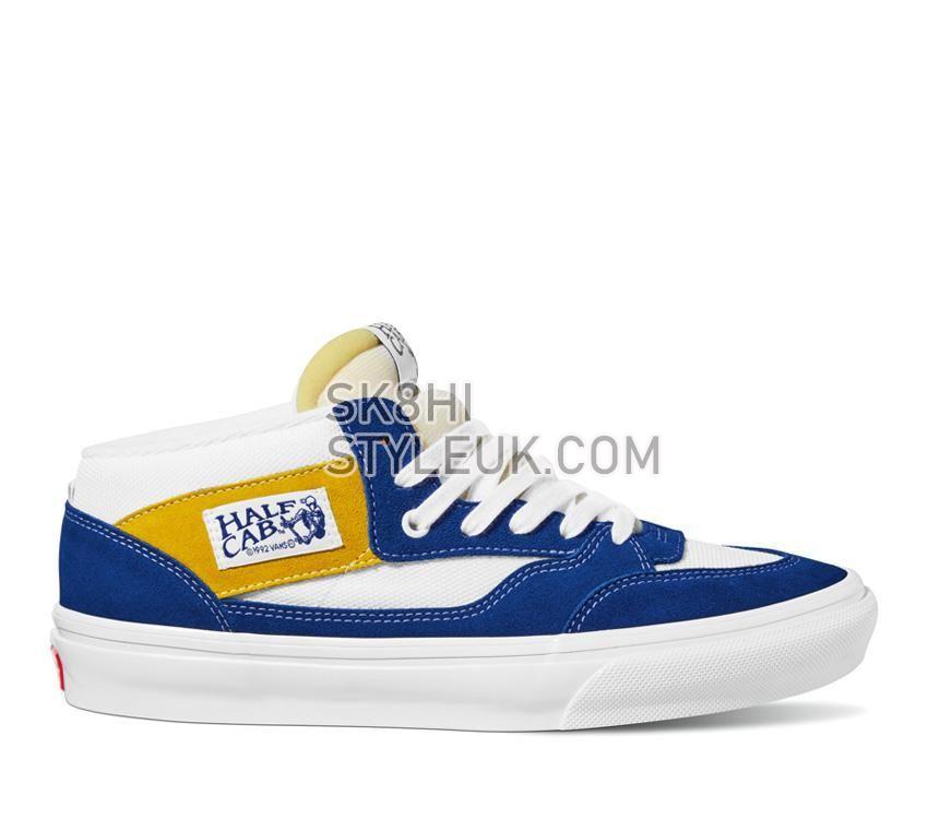 Vans Skate Half Cab 92 Mens Womens - Athletic Blue/Yellow VN0A4BXGBYL Shoes