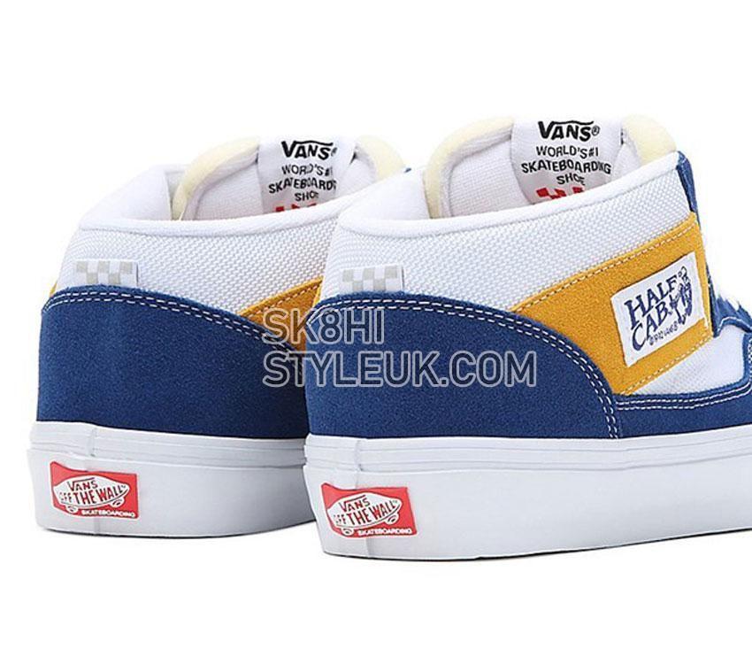 Vans Skate Half Cab 92 Mens Womens - Athletic Blue/Yellow VN0A4BXGBYL Shoes