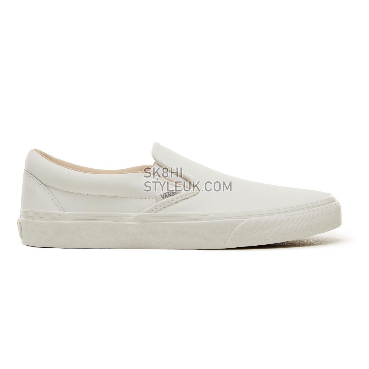 Vans Vansbuck Classic Slip-On Classic Mens Womens - (Vansbuck) Blanc De Blanc VA38F7U5V Shoes