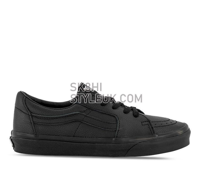 Vans Sk8-Low Leather Mens Womens - (Leather) Black VN0A5KXDBM8 Shoes