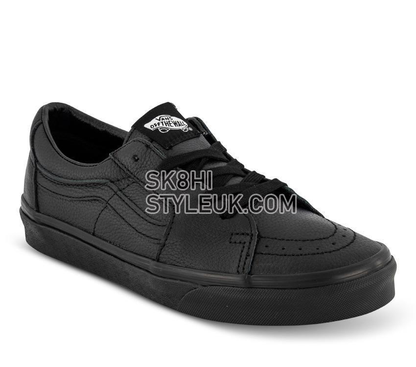 Vans Sk8-Low Leather Mens Womens - (Leather) Black VN0A5KXDBM8 Shoes