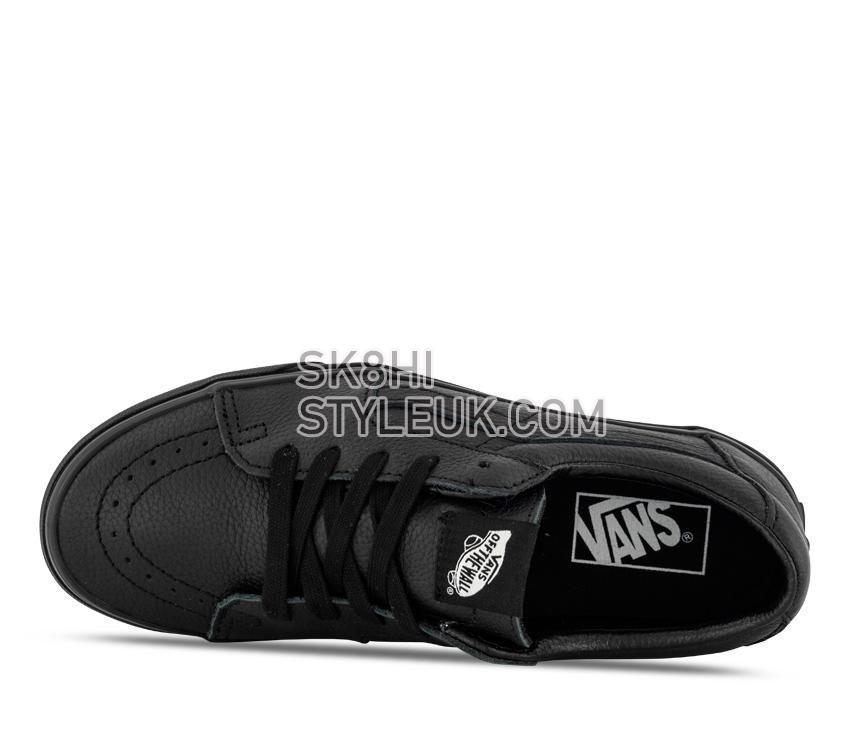 Vans Sk8-Low Leather Mens Womens - (Leather) Black VN0A5KXDBM8 Shoes