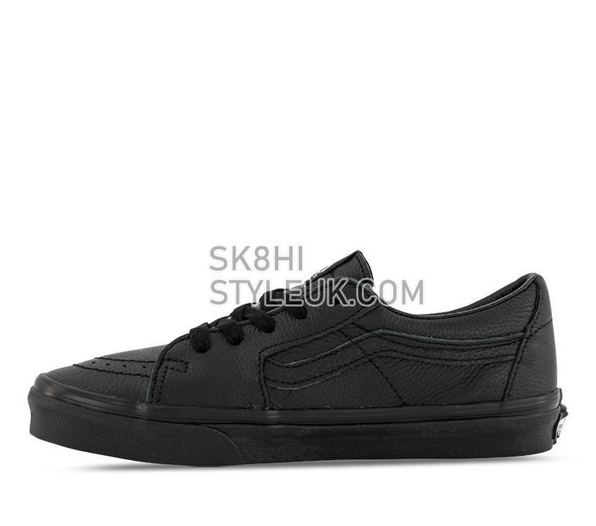 Vans Sk8-Low Leather Mens Womens - (Leather) Black VN0A5KXDBM8 Shoes