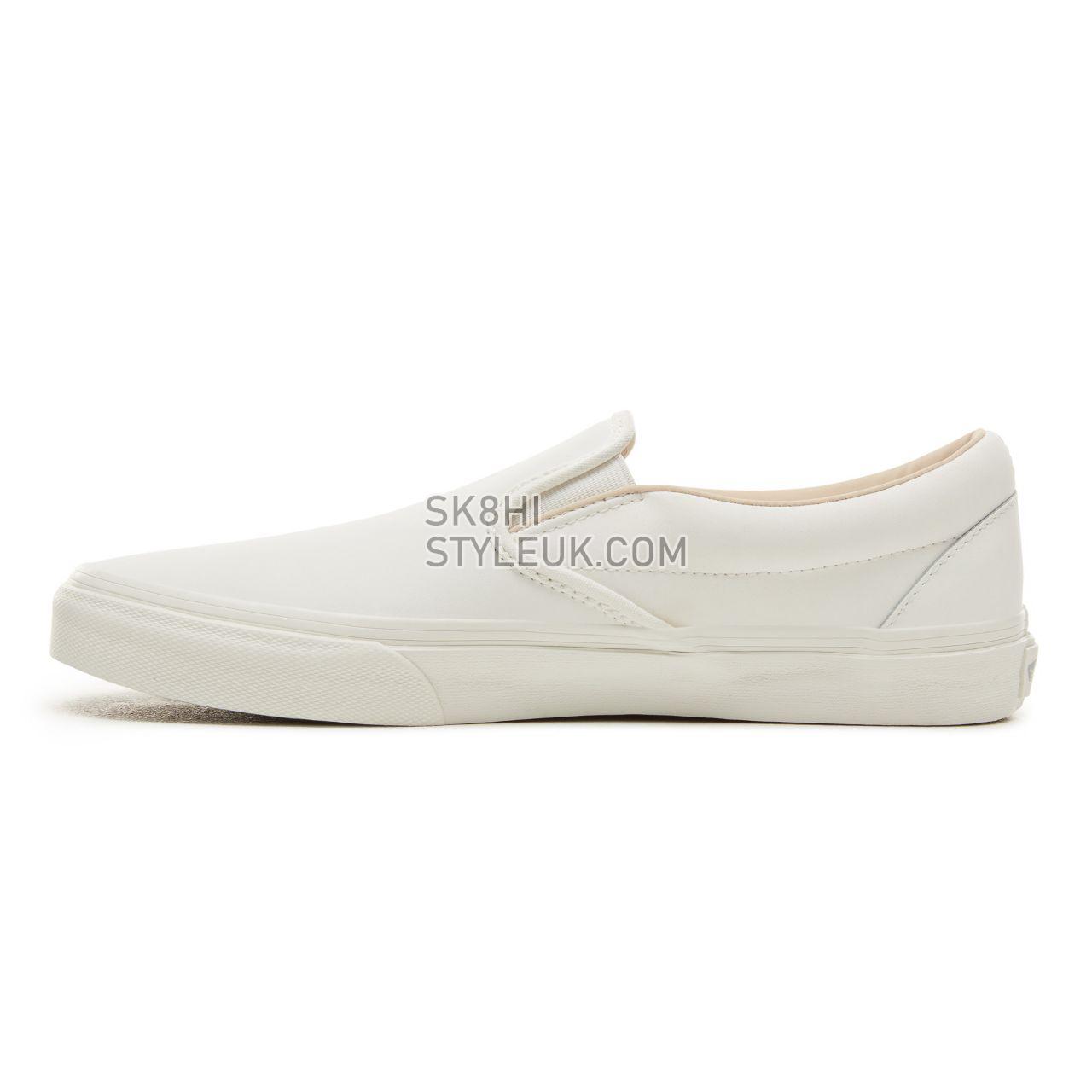 Vans Vansbuck Classic Slip-On Classic Mens Womens - (Vansbuck) Blanc De Blanc VA38F7U5V Shoes