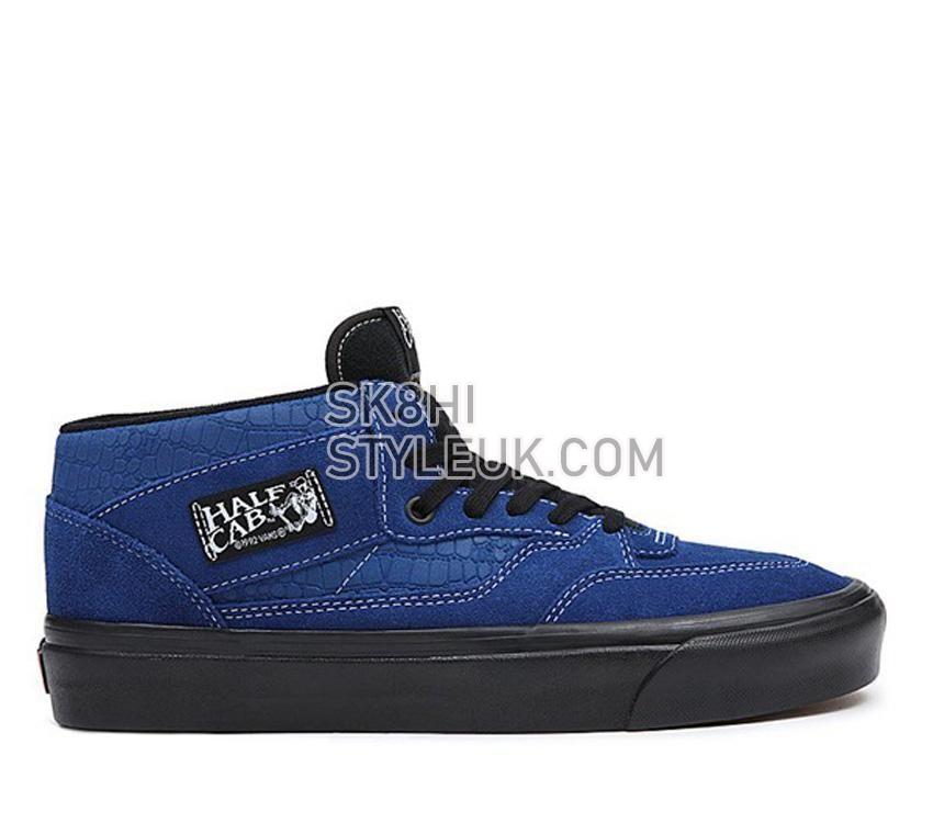 Vans Anaheim Factory Half Cab 33 Dx Mens Womens - Anaheim Factory OG Croc Emboss Blue/Black VN0A5KX6Y40 Shoes