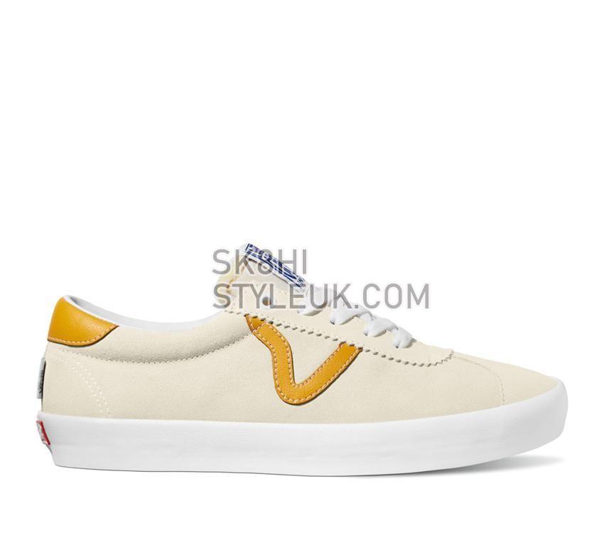 Vans Skate Sport Athletic Mens Womens - Athletic White/Gold VN0A5HEKY8P Shoes