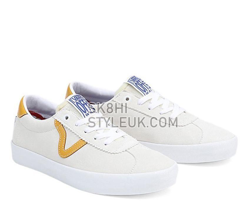 Vans Skate Sport Athletic Mens Womens - Athletic White/Gold VN0A5HEKY8P Shoes