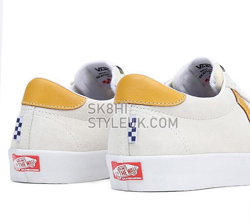 Vans Skate Sport Athletic Mens Womens - Athletic White/Gold VN0A5HEKY8P Shoes