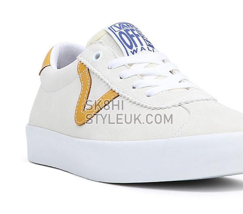 Vans Skate Sport Athletic Mens Womens - Athletic White/Gold VN0A5HEKY8P Shoes