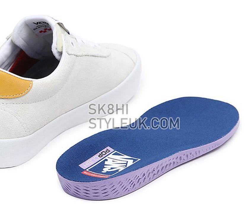 Vans Skate Sport Athletic Mens Womens - Athletic White/Gold VN0A5HEKY8P Shoes