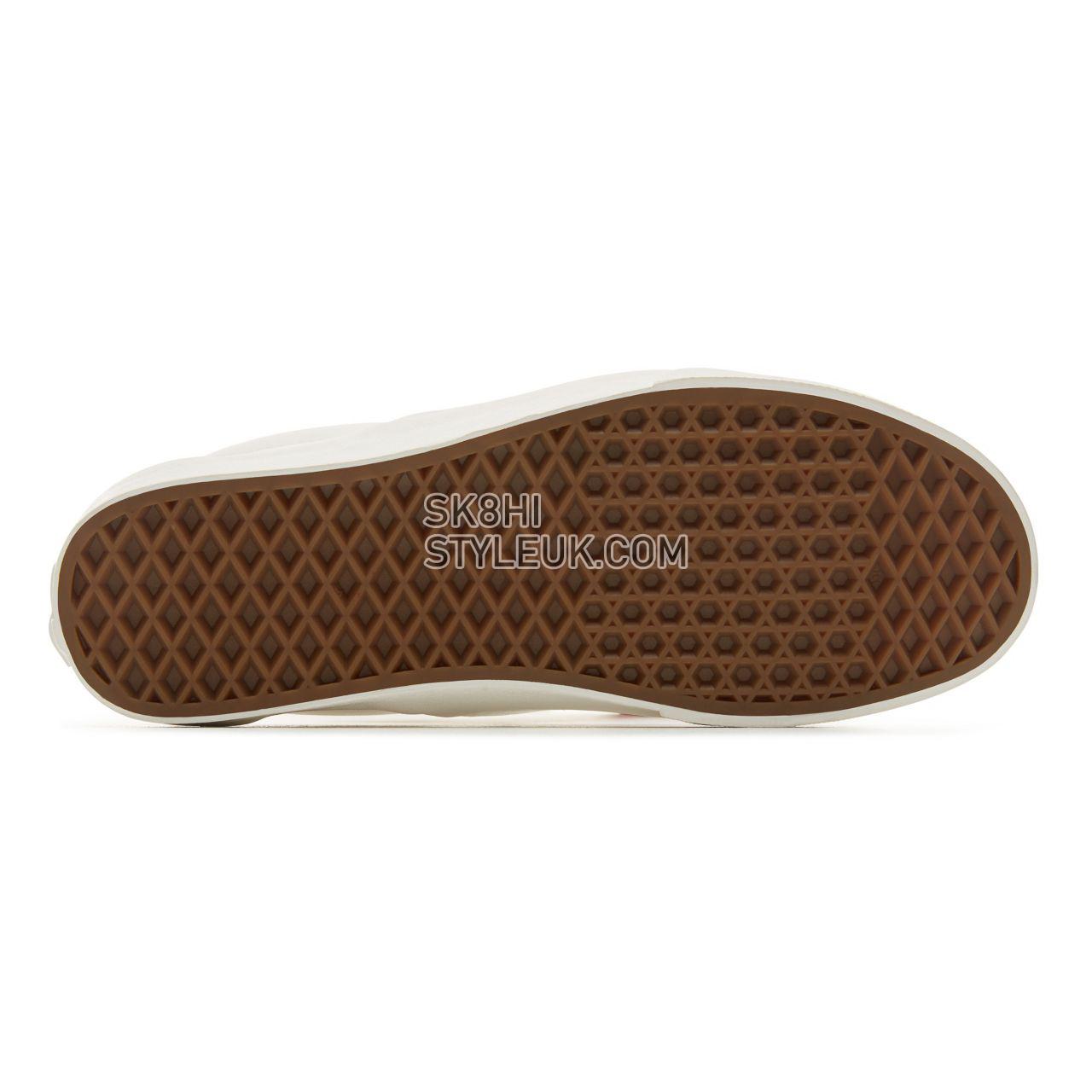 Vans Vansbuck Classic Slip-On Classic Mens Womens - (Vansbuck) Blanc De Blanc VA38F7U5V Shoes