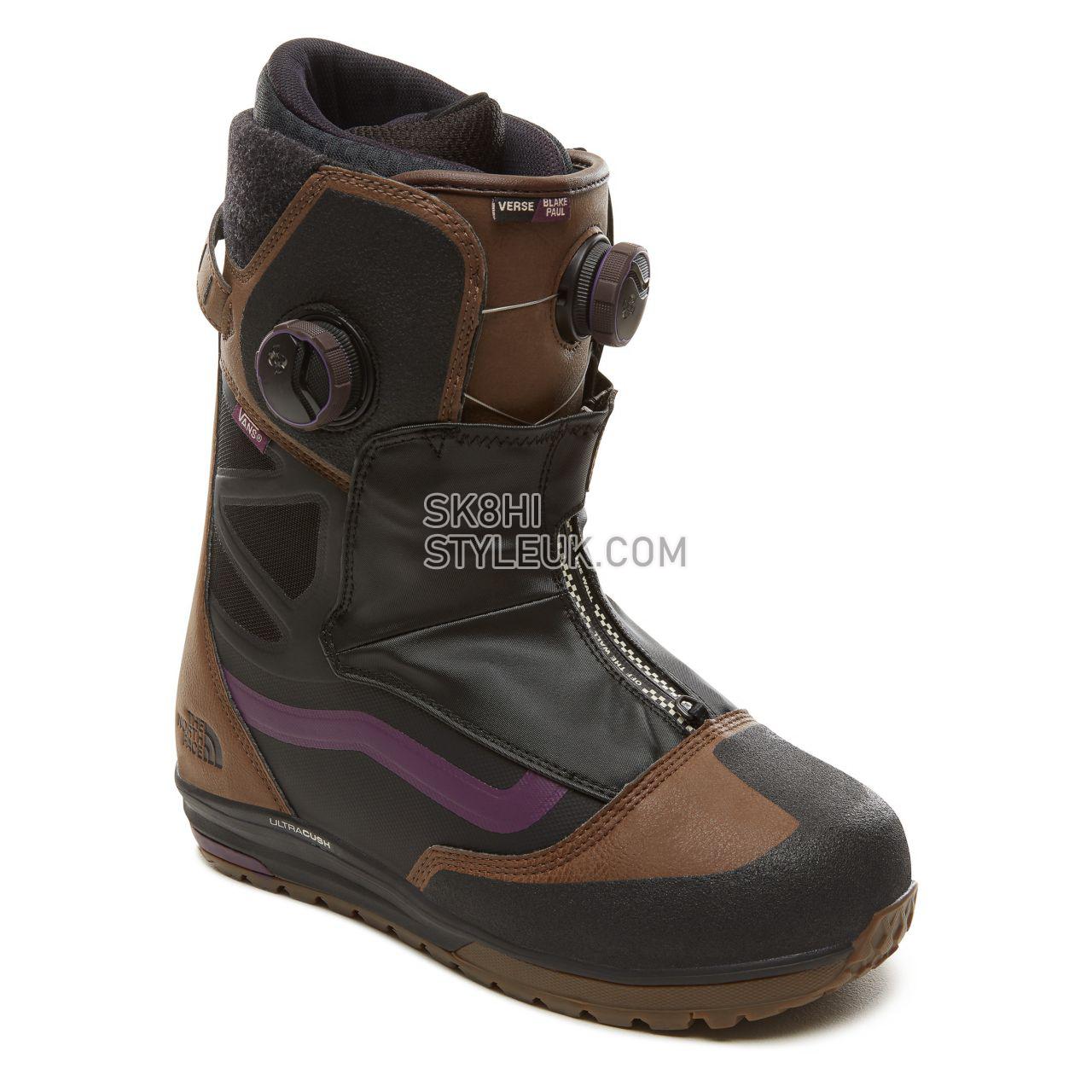 Vans x The North Face Blake Paul Verse Snowboots Mens Womens - Brown/Purple (Tnf / Blake Paul) VA3DIQREM Shoes