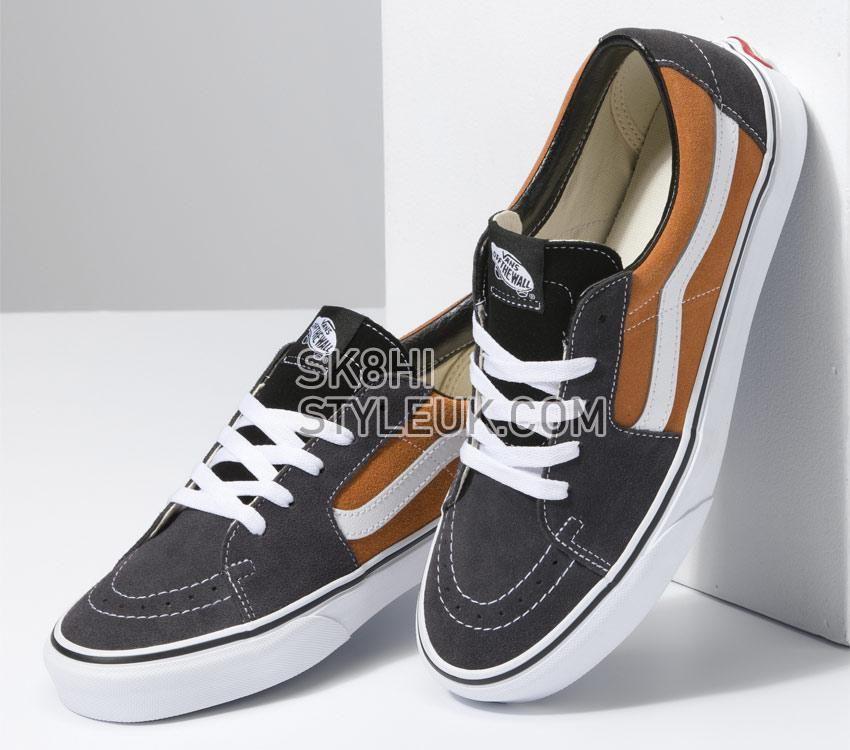 Vans Sk8-Low Mens Womens - Charcoal/Khaki VN0A5KXDALQ Shoes