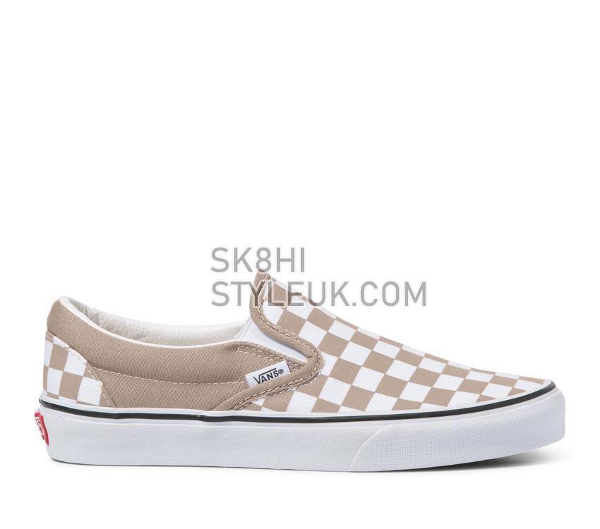 Vans Classic Slip-On Checkerboard Mens Womens - Etherea/True White VN000XG8AZT Shoes