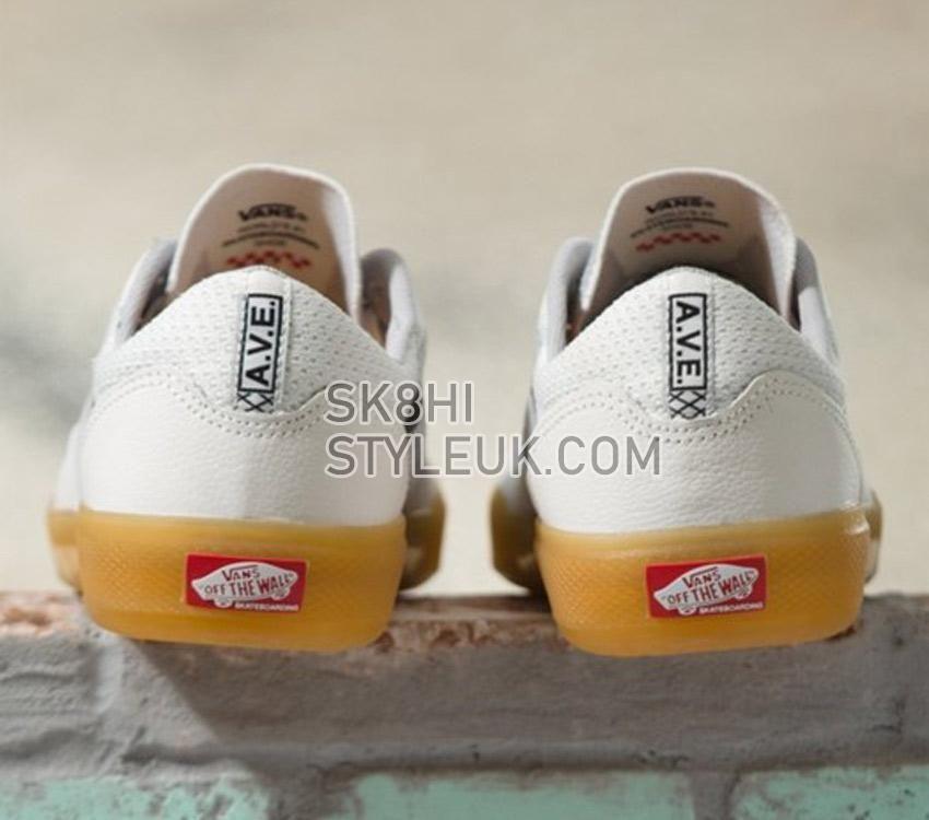 Vans Ave Mens Womens - White/Gum VN0005UW9DH Shoes