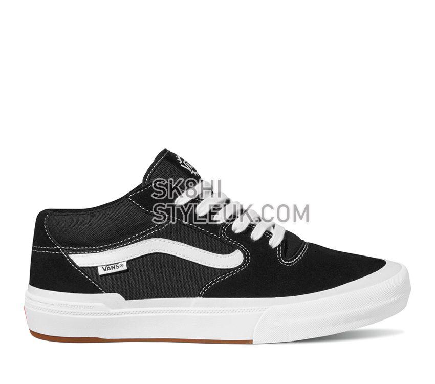 Vans Style 114 Mens Womens - Black/White VN0A4BXLBA2 Shoes