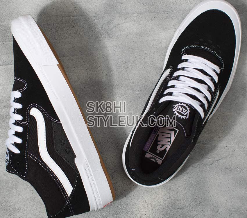 Vans Style 114 Mens Womens - Black/White VN0A4BXLBA2 Shoes