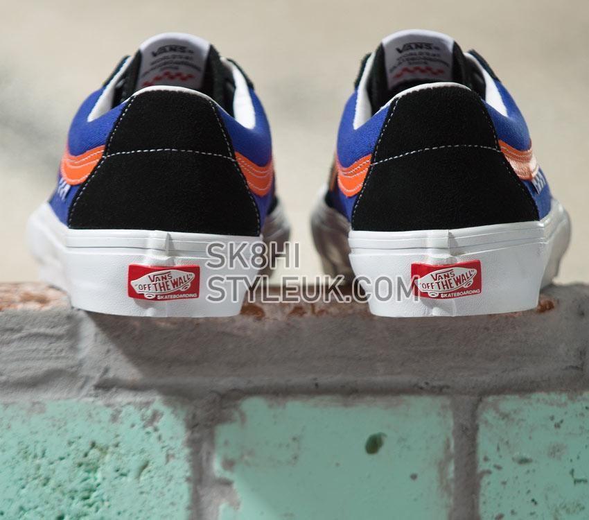 Vans Skate Sk8-Low Mens Womens - Dragon Flame Blue/Orange VN0A5FCFBLQ Shoes