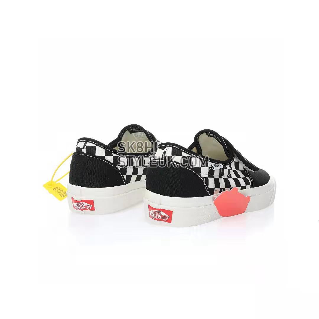 Vans Velcro Slip-On 47 V DX Mens Womens - Og Black/True White VN0A3MVARJO-1 Shoes